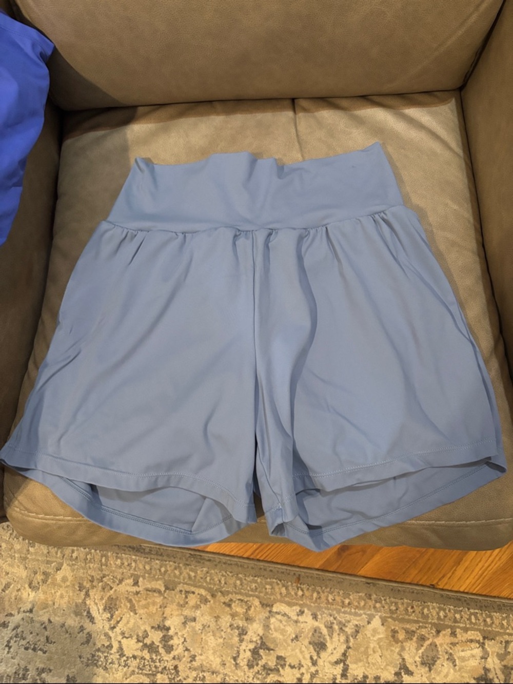 HALARA Sky Blue High-Waist Women’s Active Shorts